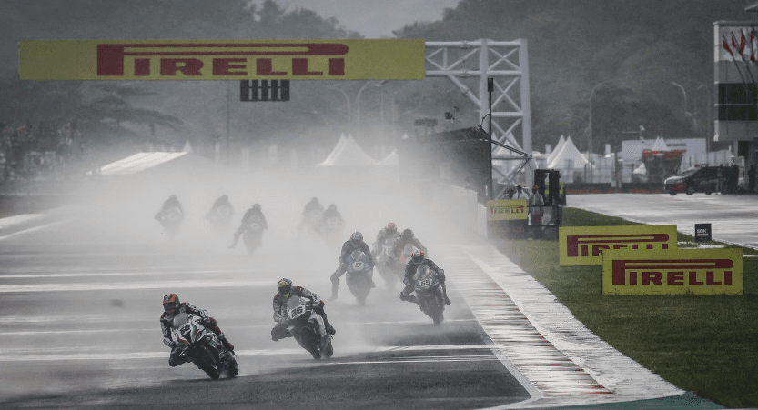 Moto sulla pioggia GP Indonesia