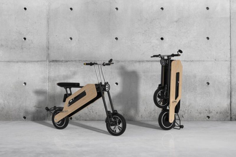 Reinova To-Move: scooter elettrico, pieghevole e in bambù