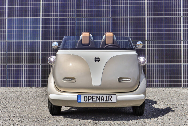Evetta Openair la Bubble Car elettrica ora è cabrio
