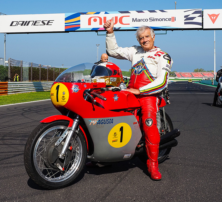 Giacomo Agostini festeggia 80 anni nella Rider’s Land