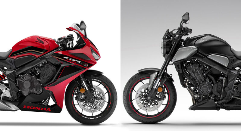 Honda CB650R e CBR650R 2023 ecco i nuovi colori