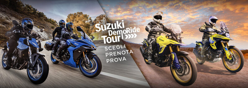 Suzuki Demo Ride 2023 come iscriversi per le prove