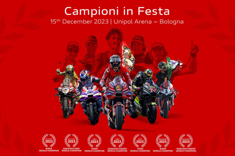 Campioni in Festa: la festa Ducati parte domani