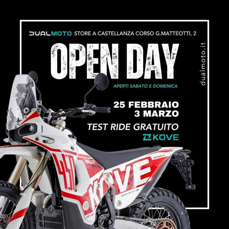 Kove Open Day: test ride da Dual Moto di Castellanza