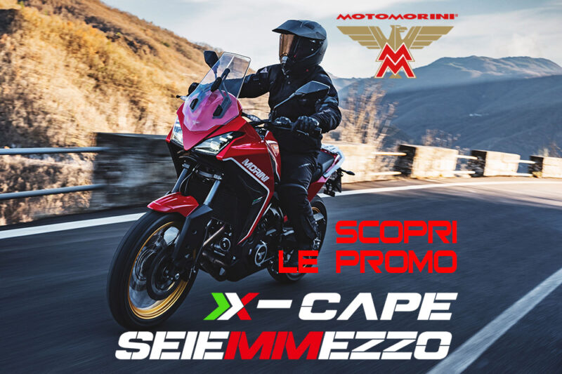Moto Morini X-Cape 650 e Seiemmezzo in promozione