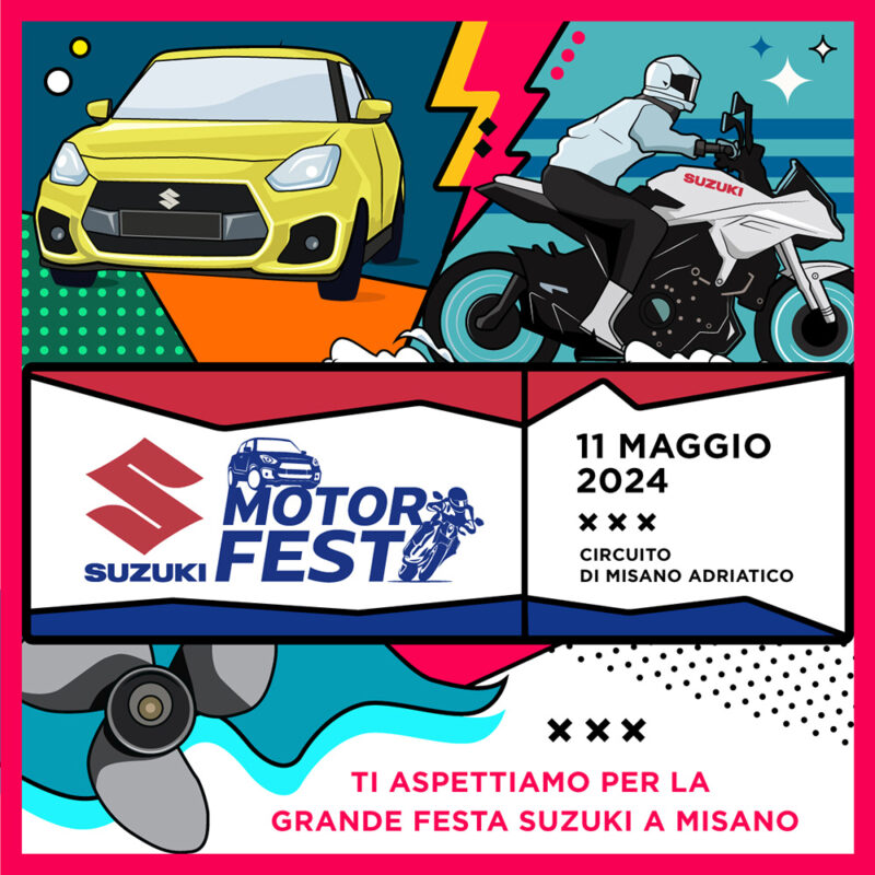 Suzuki Motor Fest: appuntamento a Misano l’11 maggio