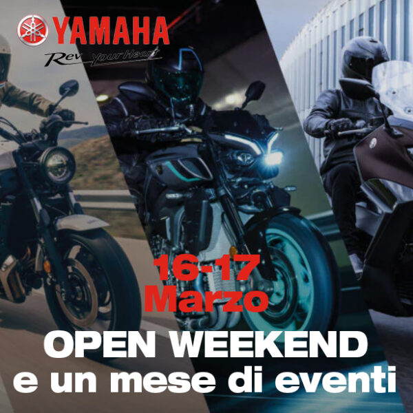Yamaha Open Weekend e non solo: un mese di passione