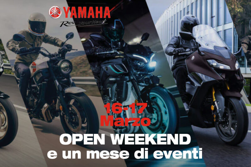 Yamaha Open Weekend e non solo: un mese di passione