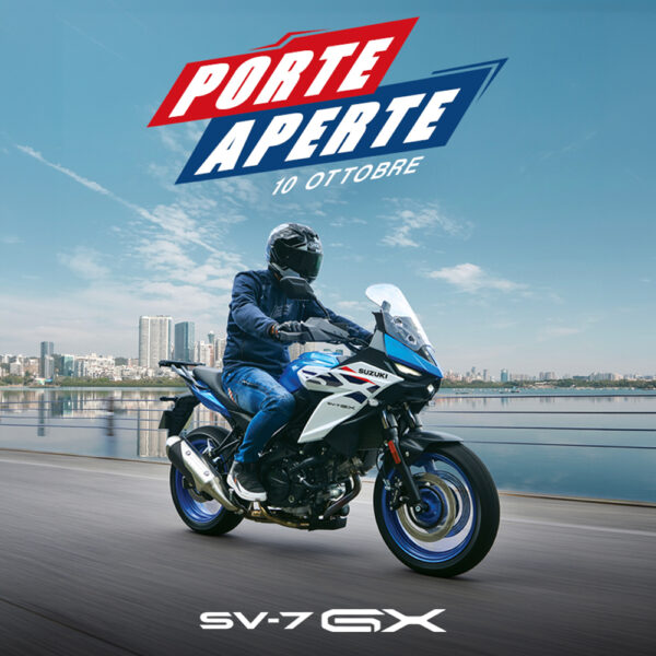 Suzuki SV-7GX da provare al Porte Aperte Suzuki
